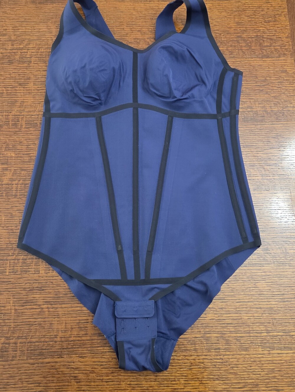 Honeylove Blue/purple Nylon/spandex Body Suit Size 1x Like New